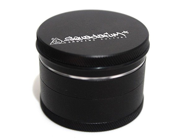 Dichavador Squada High Grinder Alumínio 4 partes 4cm Preto