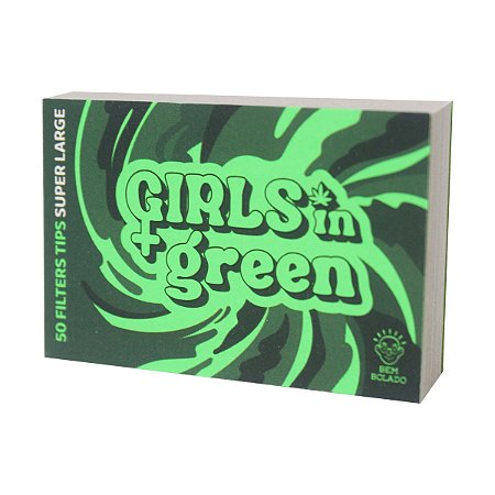 Piteira de Papel Bem Bolado Girls in Green Super Large Reciclado