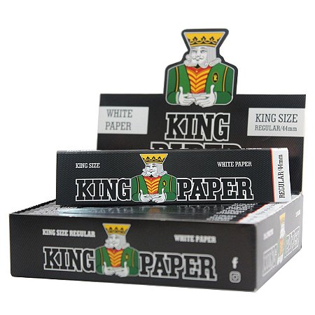 Caixa de Seda King Paper Branca King Size 20 Livretos