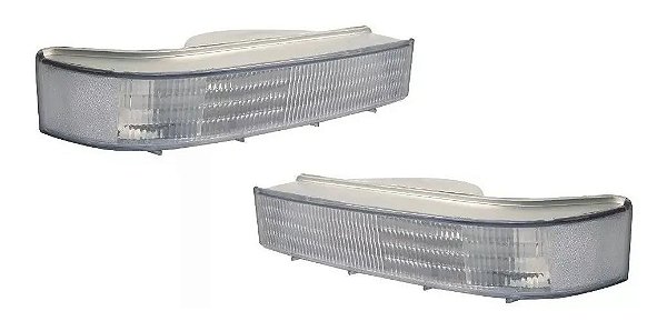 Par de Lanterna Dianteira Pisca Cristal F1000 e F4000 1996 1997 1998
