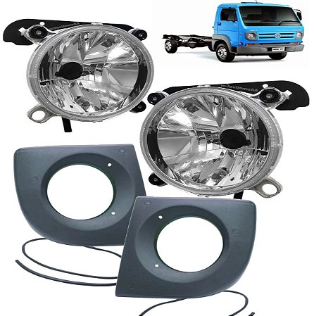 VW Delivery Par de Farol com Moldura Caminhão  5-140 8-150 8-160 9-150 9-160