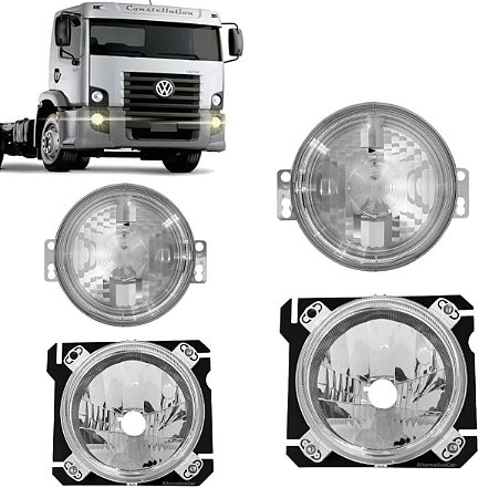 Kit Farol E Pisca Caminhão Vw Constellation