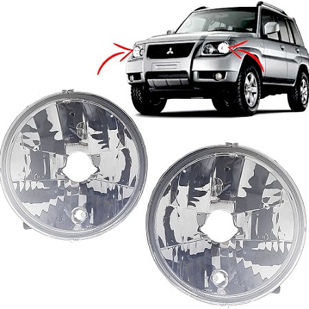 Par Blocos Óptico Farol Pajero Tr4 2006 07 08 09 Maior
