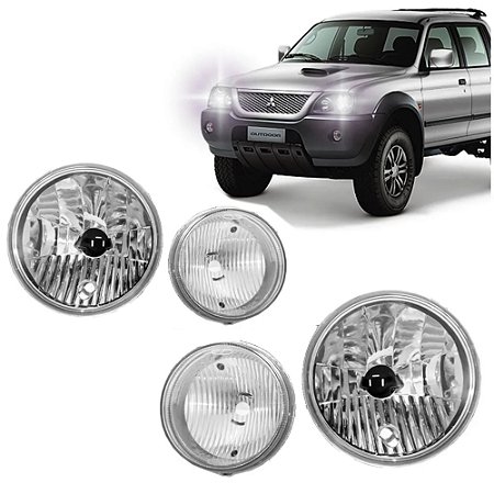 Jogo Farol Blocos L200 Pajero Sport Outdoor Savana 2004 A 2012