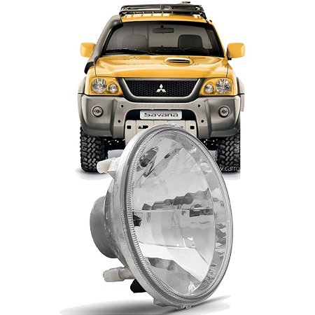 Bloco Farol Principal Pajero L200 Sport 2004 A 2012 180MM