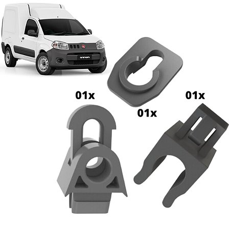 Kit Presilha Grampo Da Vareta Capo Fiat Strada Doblo Fiorino Siena Argo