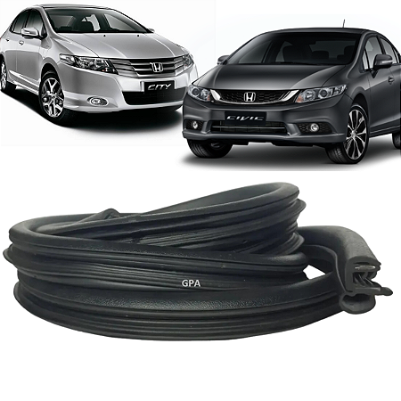 Borracha De Vedação Das Portas Honda Civic City