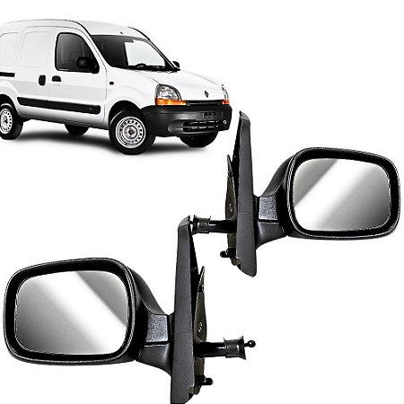 Retrovisor Kangoo 2002 A 04 05 a 2018 Controle Manual