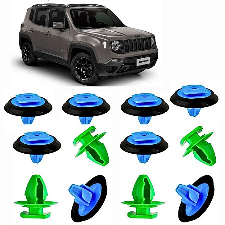 Kit Presilha Da Moldura Paralama Traseiro Renegade 11/pçs