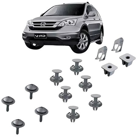 Kit Grampo Presilha Fixador Para-choque Dianteiro CRV 2007 2008 2009 2010 2011