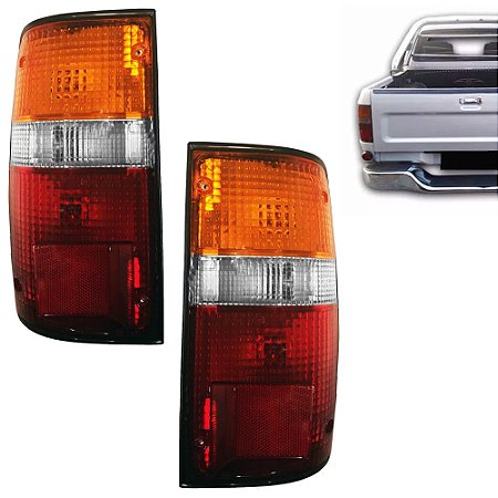 Lanterna Traseira Tricolor Hilux pick-up 1993 94 95 2001 02 03 04