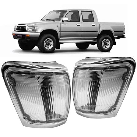 Lanterna Dianteira Pisca Hilux 2002 a 2004 com Aro