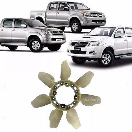 Hélice Do Radiador Toyota Hilux E Sw4 3.0 E 2.5 2005 A 2015