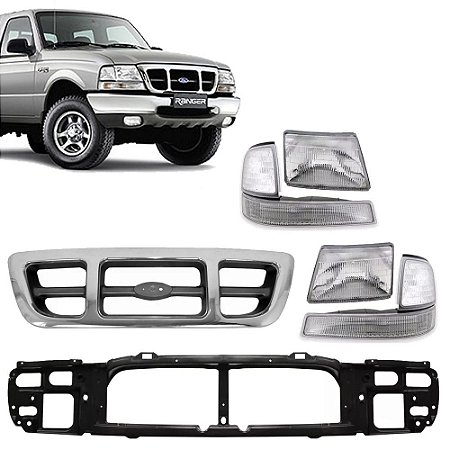 Kit Mini Frente Cromada Ranger 1998 a 2003