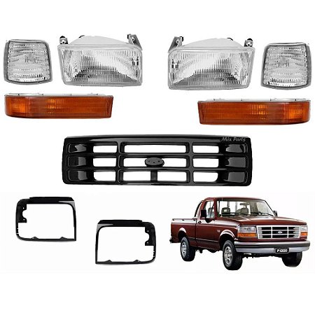 Kit de Frente Cinza/Preto F1000 e F4000 1996 a 1998