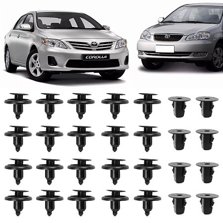 Kit De Presilhas Do Parabarro Toyota Corolla Etios Hilux / 2 lados