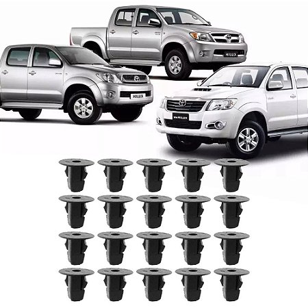 Kit De Grampos Do Parabarro Dianteiro Hilux 2005 a 2021 (20 Peças)