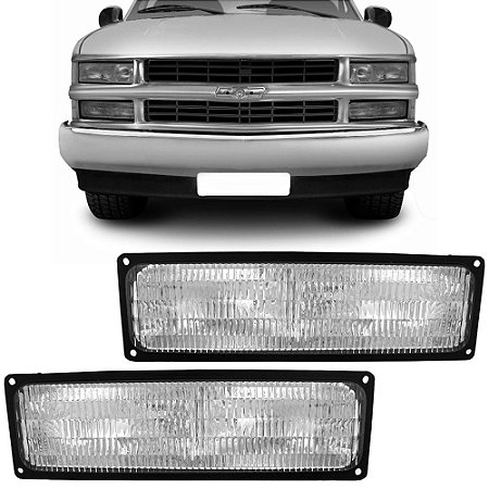 Lanterna DIanteira Cristal Pisca Inferior Silverado 1997 a 2004