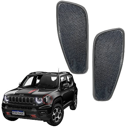Par de Refletor Lanterna Paralama Jeep Renegade Fume Dianteira