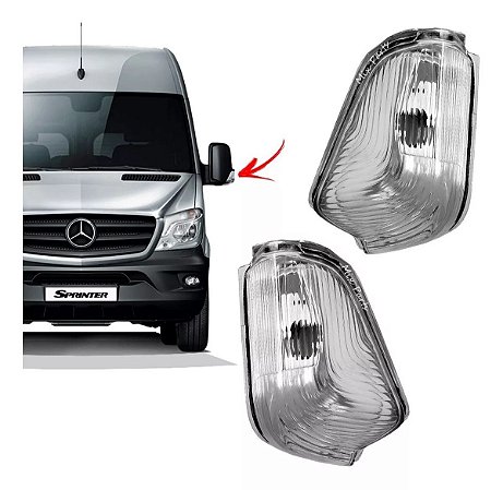 Par de Pisca do Retrovisor Mercedes Sprinter 2012 a 2017
