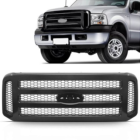 Grade Dianteira Preta Ford F250 F350 F4000 2006 a 2015
