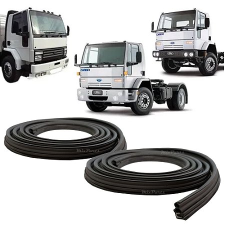 Jogo Par de Borracha Vedação da Porta Ford Cargo até 2012 - Guarnição