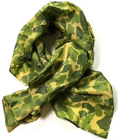 Lenço de Paraquedista Nylon Camuflado WW2 Paratrooper D-Day