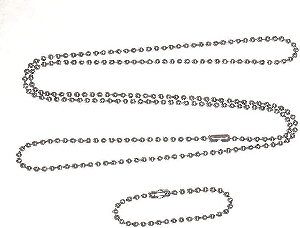 Conjunto de Corrente para Dog Tag