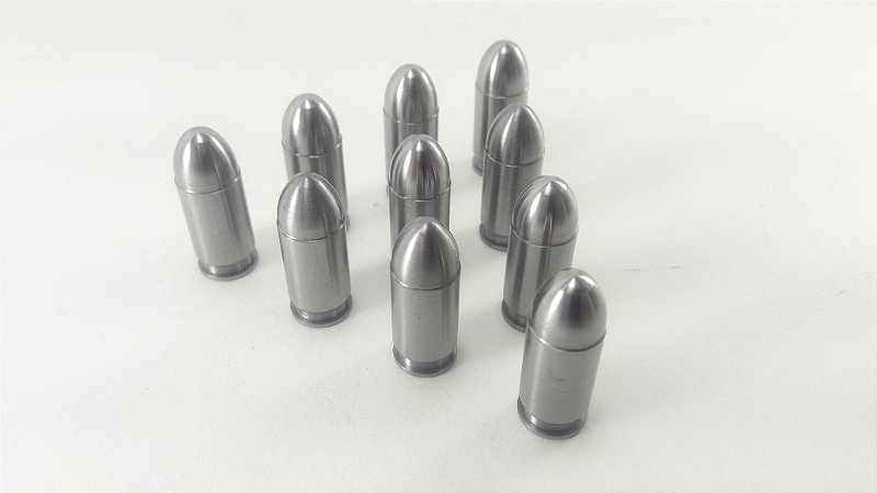 Snap Caps Munição de Manejo em Metal para Pistola .45 -  10 unidades