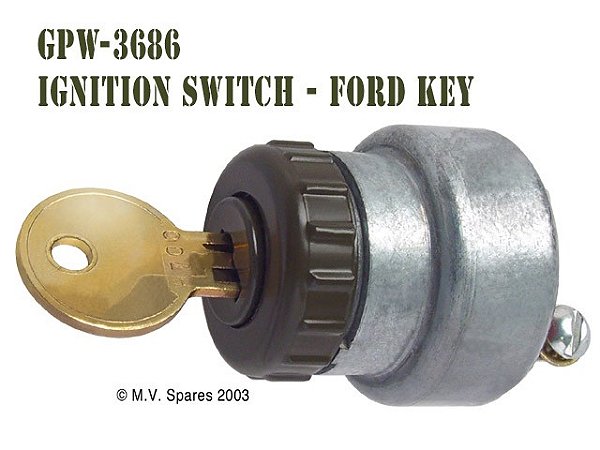 Chave de Ignição (Ford GPW com Chave)
