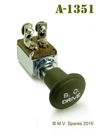 Botão do Painel Blackout Drive Jeep MB GPW