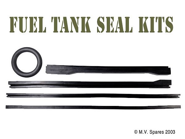 Borrachas de Vedação do Tanque Jeep Willys MB (Kit)
