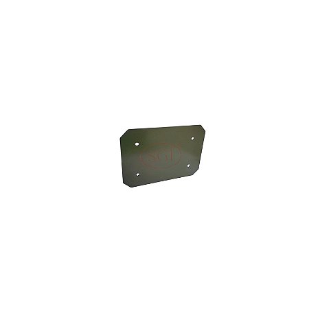 Chapa Traseira de Reforço para o Suporte do Galão - Jeep MB GPW