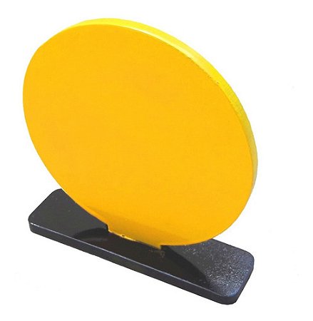Alvo Metálico Ipsc Metal Plate 18cm Tiro Esportivo