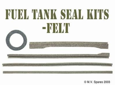 KIT DE FELTRO DE VEDACAO DO TANQUE DE COMBUSTIVEL FORD GPW - TANK SEAL - GPW - FELT