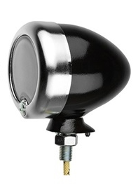 TORPEDINHO DIANTEIRO PARA CJ2A COM TAMPA CROMADA DIREITO (EARLY) - CJ2A MARKER LIGHT WITH CHROME DOOR - RIGHT CJ2A-CR-RH