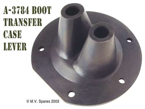 BOOT - TRANSFER CASE LEVER, COIFA DAS ALAVANCAS DA CAIXA DE TRANSFERENCIA JEEP MB / GPW