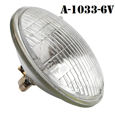 FAROL 6V SEALED BEAM - HEADLIGHT BULB - SEALED BEAM - 6 VOLT.