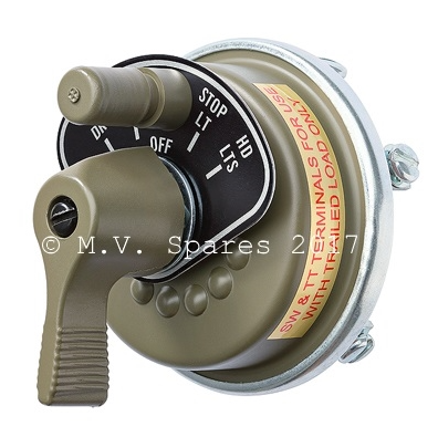 CHAVE DE LUZ DO PAINEL MODELO ROTARY (WILLYS MB LATE MODEL) - SWITCH - ROTARY LIGHT - LATE MODEL