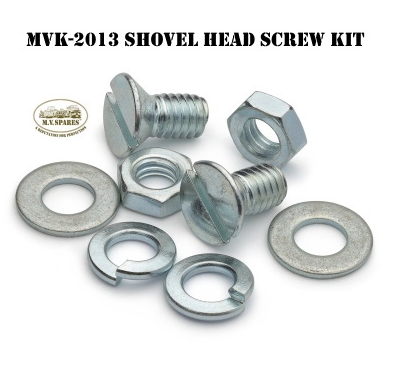 JOGO DE PARAFUSOS DE FIXACAO DA LAMINA DA PA - SHOVEL HEAD SCREW KIT