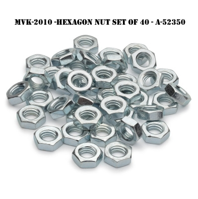 PACOTE COM 40 PORCAS BAIXAS (5/16-18) PARA FIXACAO DOS ACESSORIOS - MVK-2010 A-52350 HEXAGON NUT KIT