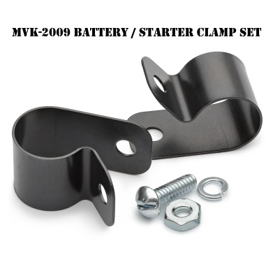 KIT DE GRAMPOS DOS CABOS DE BATERIA E ARRANQUE - BATTERY POSITIVE & STARTER CABLE CLAMP SET