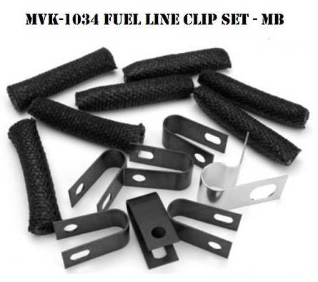 KIT DE CLIPS PARA LINHA DE COMBUSTIVEL WILLYS MB - CLIP SET - FUEL LINE - MB