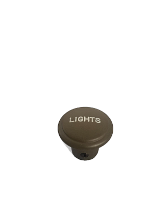 KNOB LIGHTS, Puxador do Botão do Painel (Lights) em Metal Jeep MB GPW