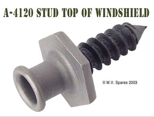 PARAFUSO DE FIXAÇÃO DO ILHOS DA CAPOTA JEEP MB GPW