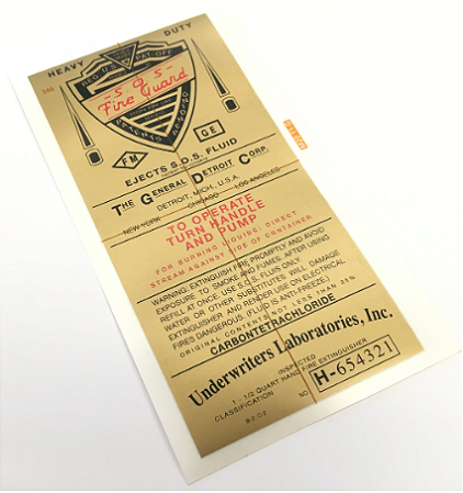 ADESIVO SOS FIRE GUARD