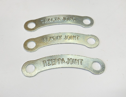 PLAQUETA DE IDENTIFICAÇÃO DE TIPO DE HOMOCINÉTICA - IDENTIFICATION PLATE