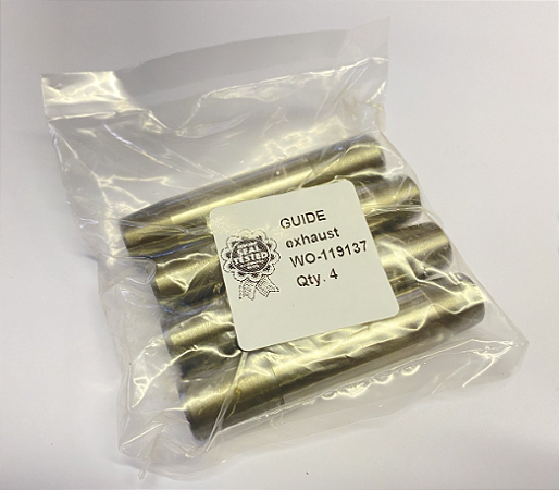 JOGO DE GUIA DE VALVULA DE ESCAPE DO MOTOR 4 CILINDROS CONTINENTAL