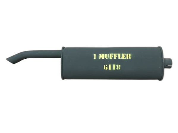 ABAFADOR DO ESCAPAMENTO MODELO OVAL - MUFFLER OVAL TYPE - A-6118