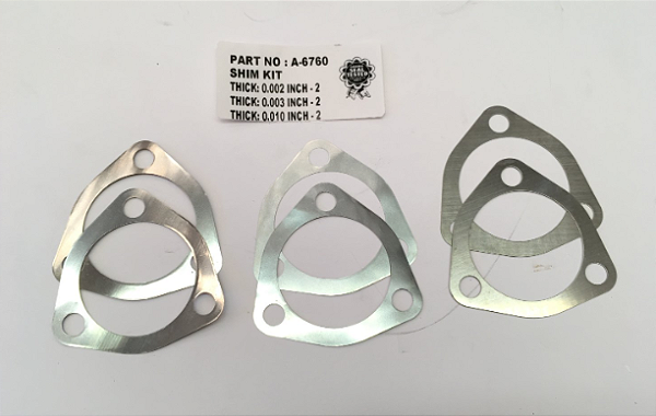 JOGO DE CALÇOS DE AJUSTE DO ROLAMENTO DA COLUNA DE DIREÇÃO- SHIM KIT, HOUSING UPPER STEERING COVER - A-6760